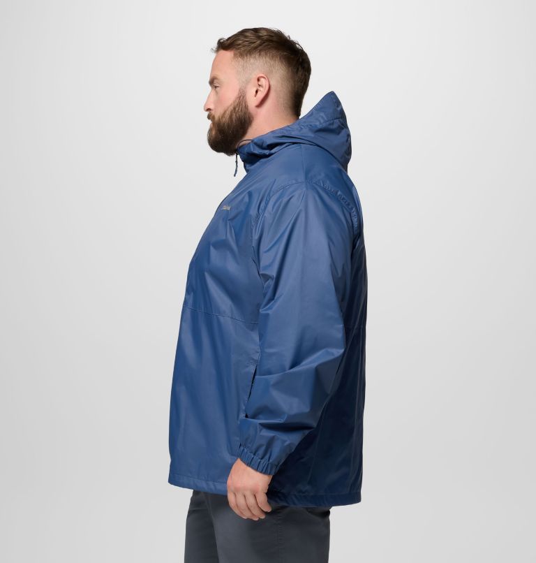 Glenbrook Bend Rain Jacket | 478 | 1X, Color: Dark Mountain, image 4