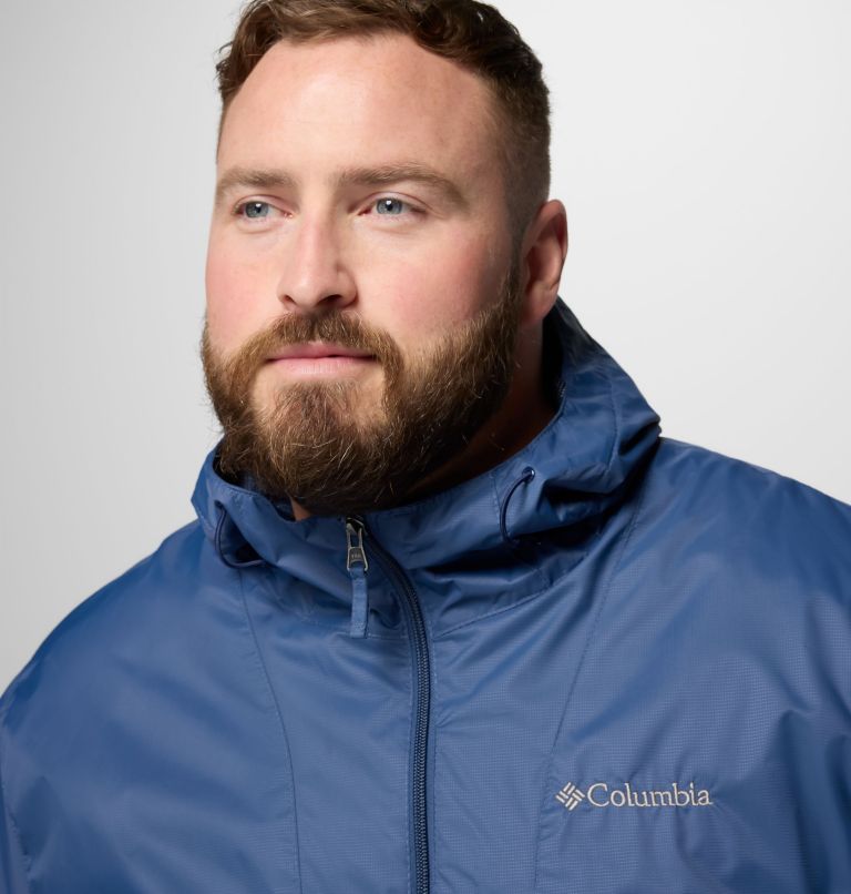 Glenbrook Bend Rain Jacket | 478 | 1X, Color: Dark Mountain, image 7