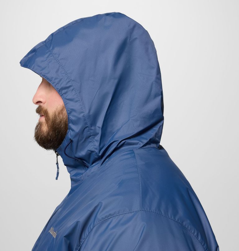 Glenbrook Bend Rain Jacket | 478 | 1X, Color: Dark Mountain, image 8