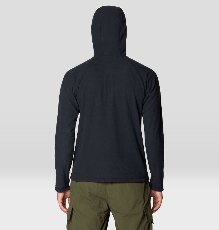 Men's Summit Grid Hoody, Color: Black, image 2