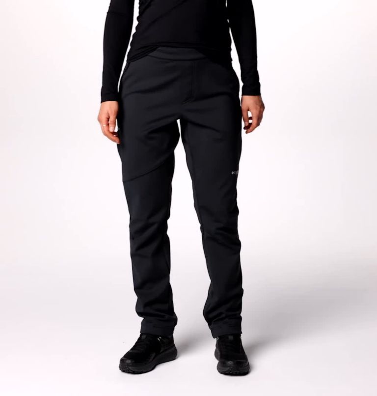 Women's Vast Canyon High-Rise Softshell Pants, Color: Black