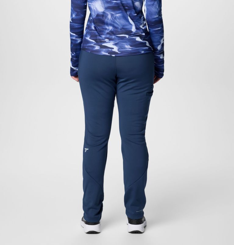 Women's Vast Canyon High Rise Softshell Pants, Color: Collegiate Navy, image 2