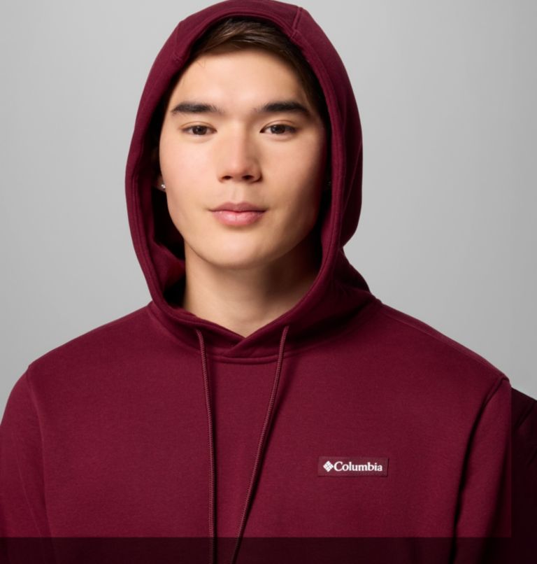 Men's Meridian Creek Hoodie, Color: Rich Wine, image 5