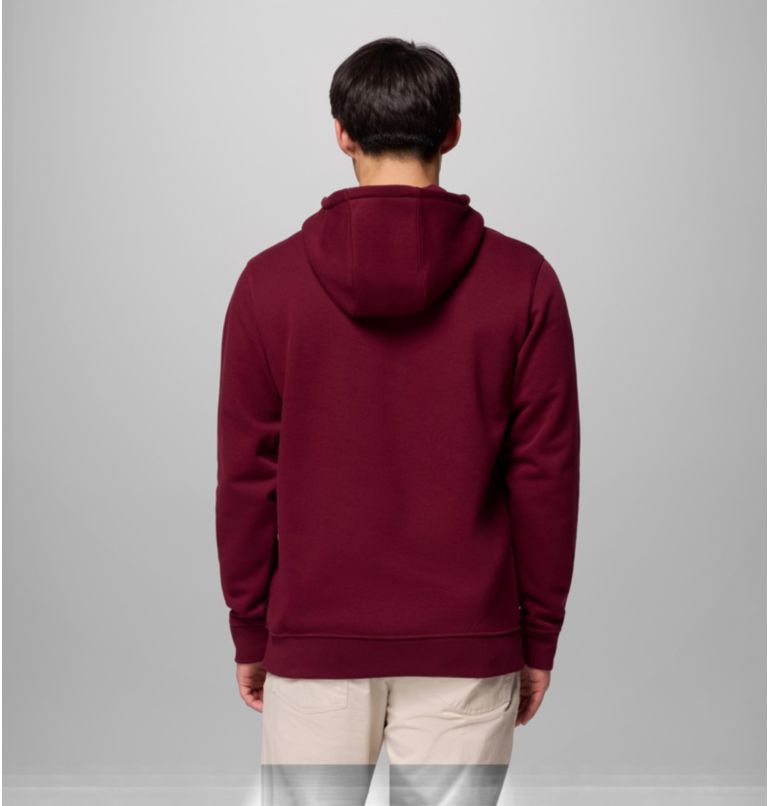 Men's Meridian Creek Hoodie, Color: Rich Wine, image 3