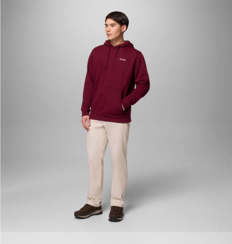 Men's Meridian Creek Hoodie, Color: Rich Wine, image 2