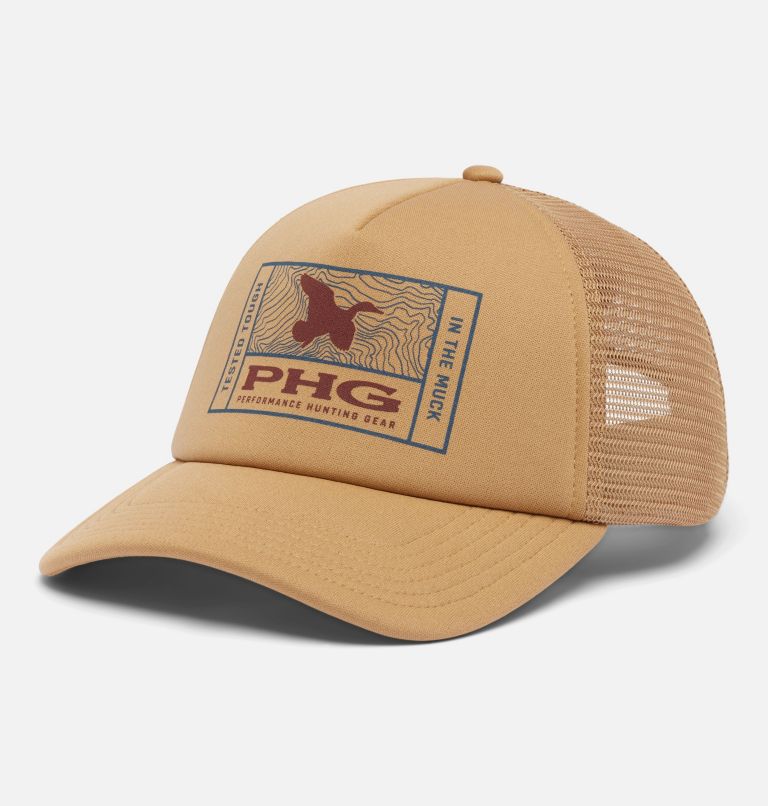 PHG Timberbuck Foam Trucker Hat, Color: Sahara, Duck Patch, image 1