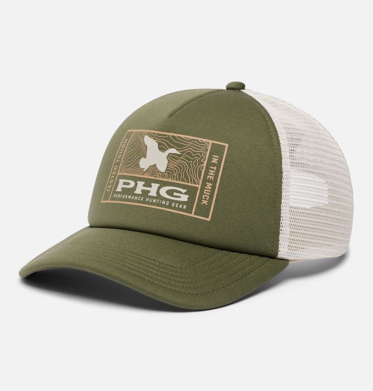 PHG Timberbuck Foam Trucker Hat, Color: Surplus Green, Dark Stone, Duck Patch, image 1