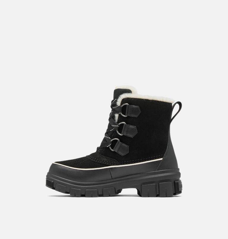 Women's TORINO V Waterproof Snow Boots, Color: Black, Fawn, image 4