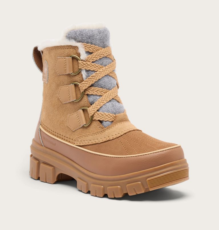 Women's TORINO V Waterproof Snow Boots, Color: Tawny Buff, Velvet Tan, image 5