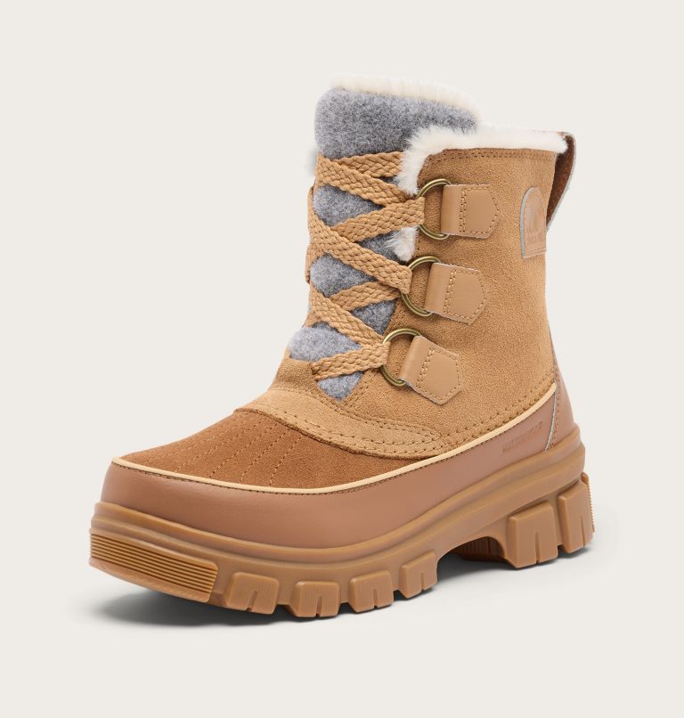 Women's TORINO V Waterproof Snow Boots, Color: Tawny Buff, Velvet Tan, image 6