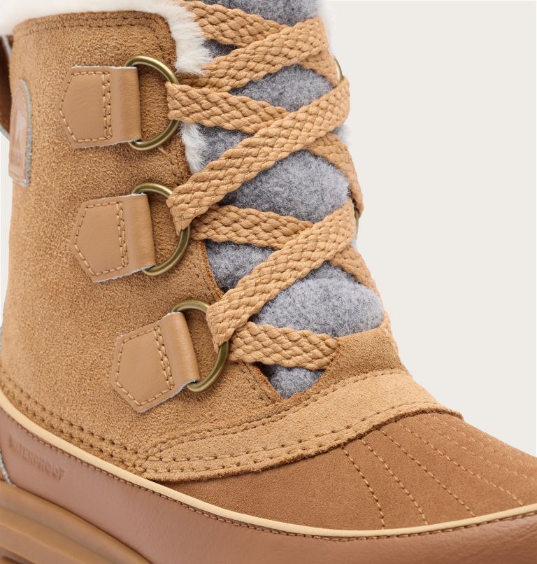 Women's TORINO V Waterproof Snow Boots, Color: Tawny Buff, Velvet Tan, image 10