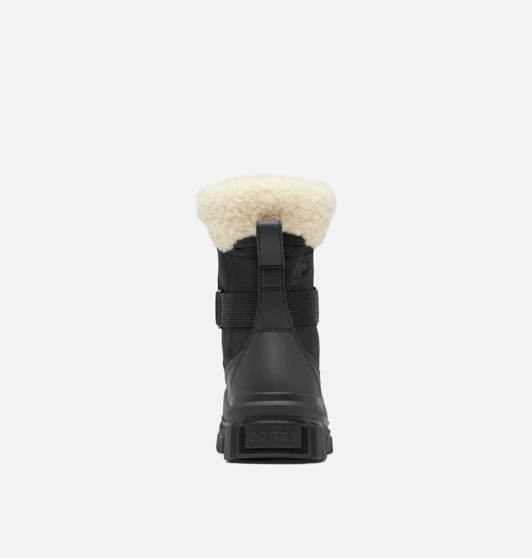 Women's TORINO V PARC Waterproof Snow Boots, Color: Black, Sea Salt, image 3