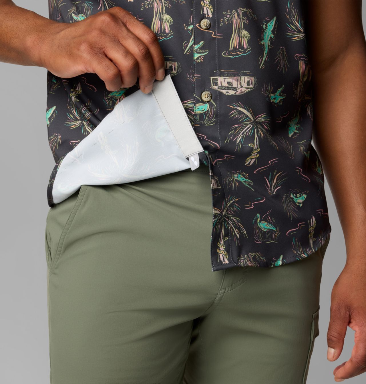 Men's PFG Uncharted™ Printed Short Sleeve Shirt | 011 | M 7