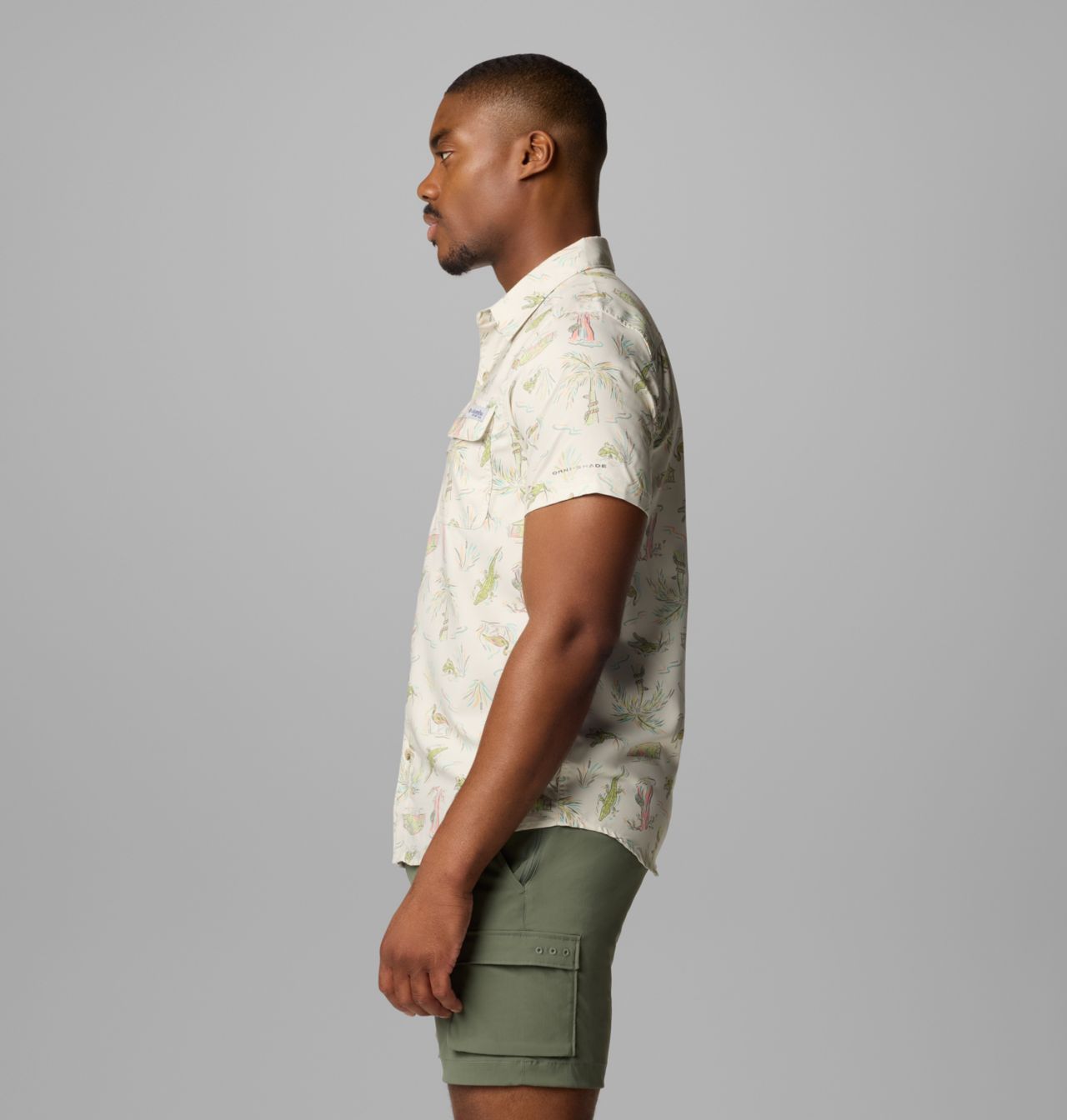 Men's PFG Uncharted™ Printed Short Sleeve Shirt 4