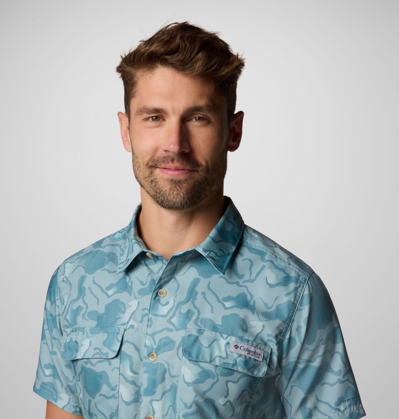Men's PFG Uncharted™ Printed Short Sleeve Shirt 5