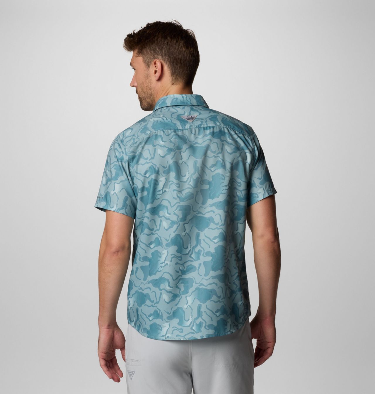 Men's PFG Uncharted™ Printed Short Sleeve Shirt 3