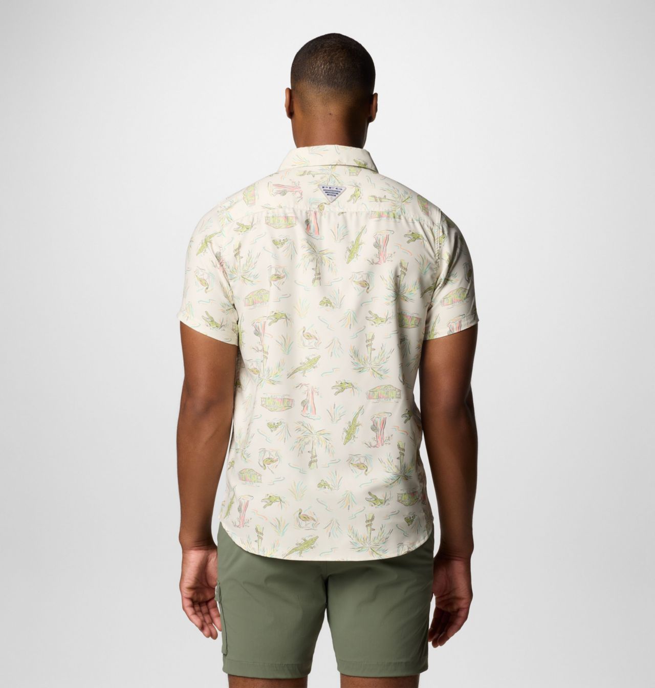 Men's PFG Uncharted™ Printed Short Sleeve Shirt - Tall | 022 | 5XT 3
