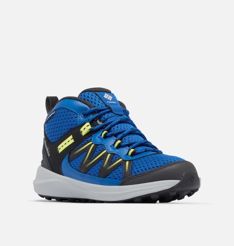 Big Kids' Peakfreak Rush Mid Waterproof Shoe, Color: Mountain Blue, Voltage, image 3