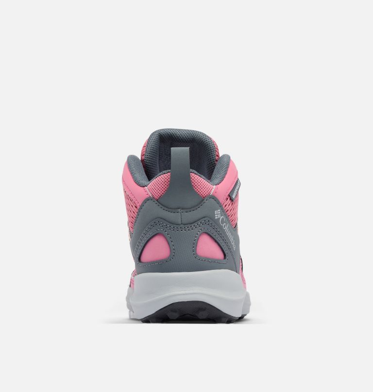 Youth Peakfreak Rush Mid Waterproof Hiking Shoe, Color: Rosette, Pink Haze, image 2