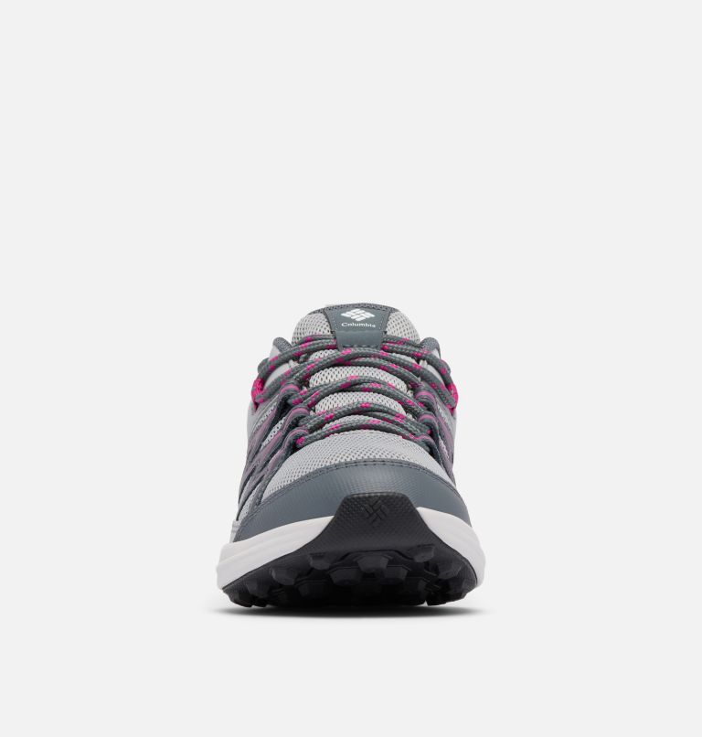 Youth Peakfreak Rush Waterproof Hiking Shoe, Color: Steam, Wild Fuchsia, image 7