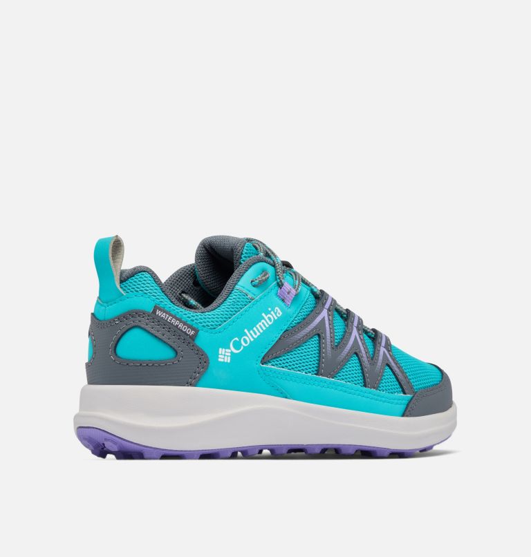 Big Kids' Peakfreak Rush Waterproof Shoe, Color: Geyser, Paisley Purple, image 9