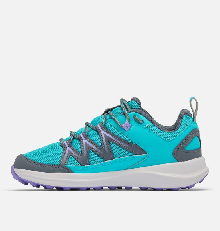 Big Kids' Peakfreak Rush Waterproof Shoe, Color: Geyser, Paisley Purple, image 6
