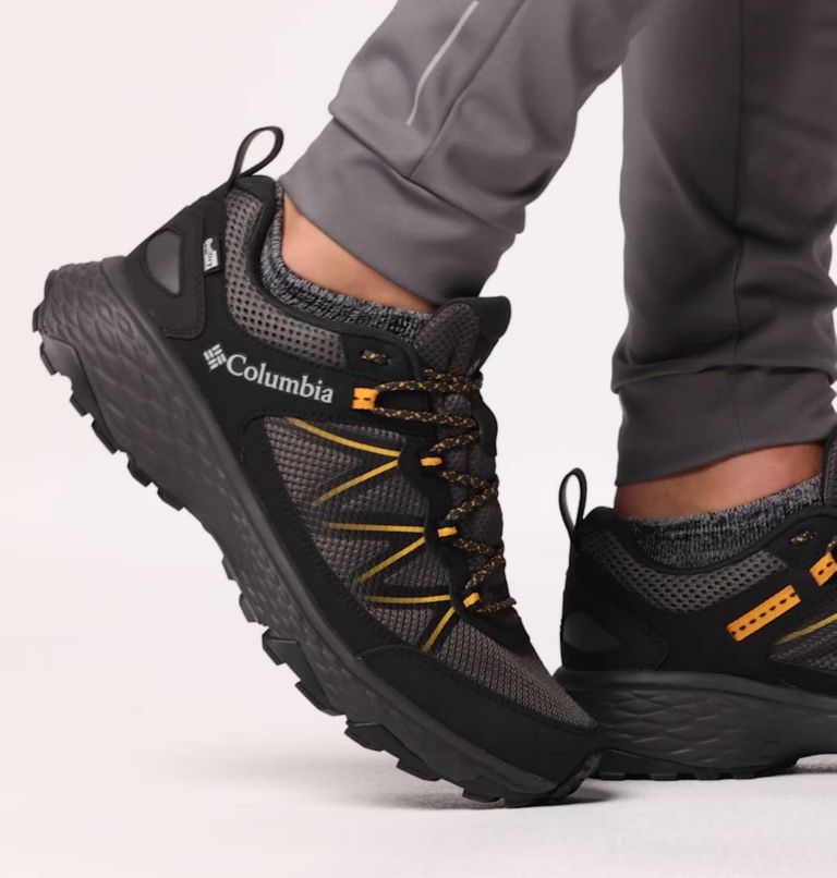 Men's Peakfreak Rush Outdry Hiking Shoe, Color: Black, Raw Honey