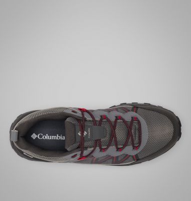 Men's Peakfreak Rush OutDry Shoe, Color: City Grey, Mountain Red, image 16