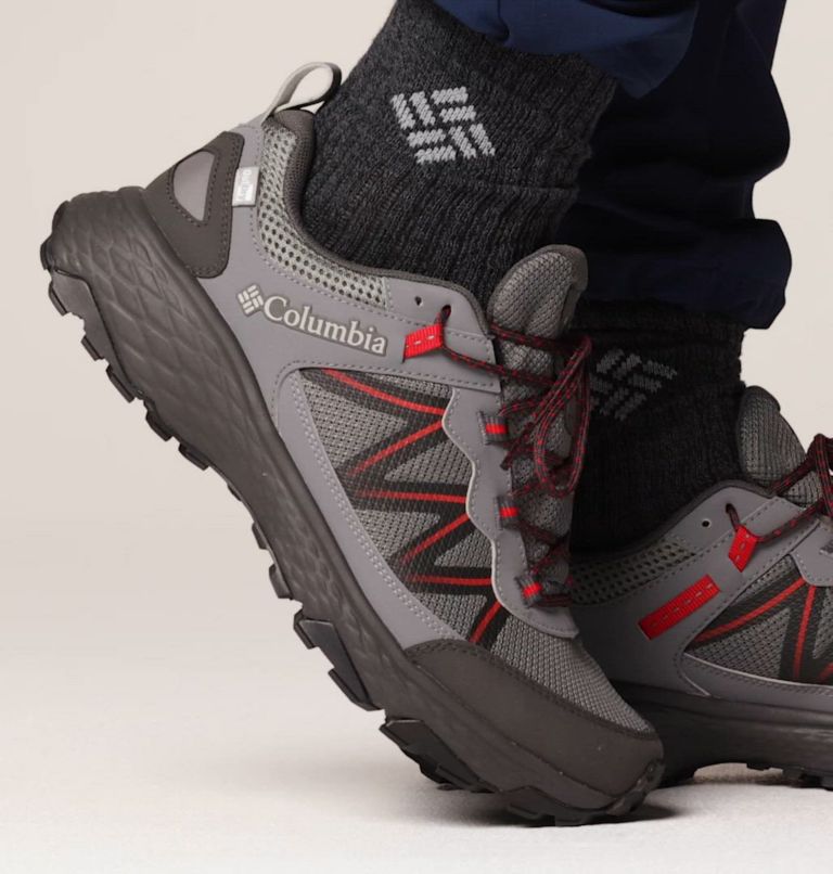 Homme Chaussure Peakfreak Rush OutDry, Color: City Grey, Mountain Red