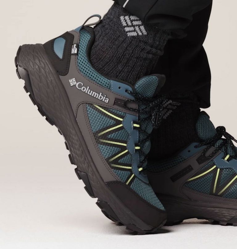 Men's Peakfreak Rush OutDry Shoe, Color: Everblue, Citron Haze