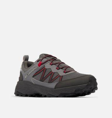 Men's Peakfreak Rush OutDry Shoe - Wide, Color: City Grey, Mountain Red, image 7