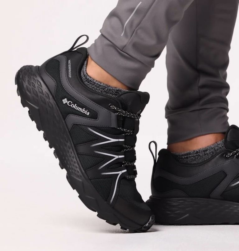 Zapatillas de senderismo impermeables Peakfreak Roam para hombre, Color: Black, Silver Grey