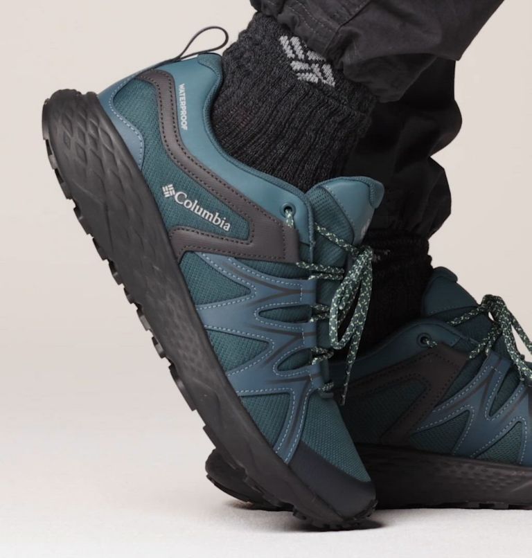 Men's Peakfreak Roam Waterproof Walking Shoe, Color: Everblue, Dark Grey