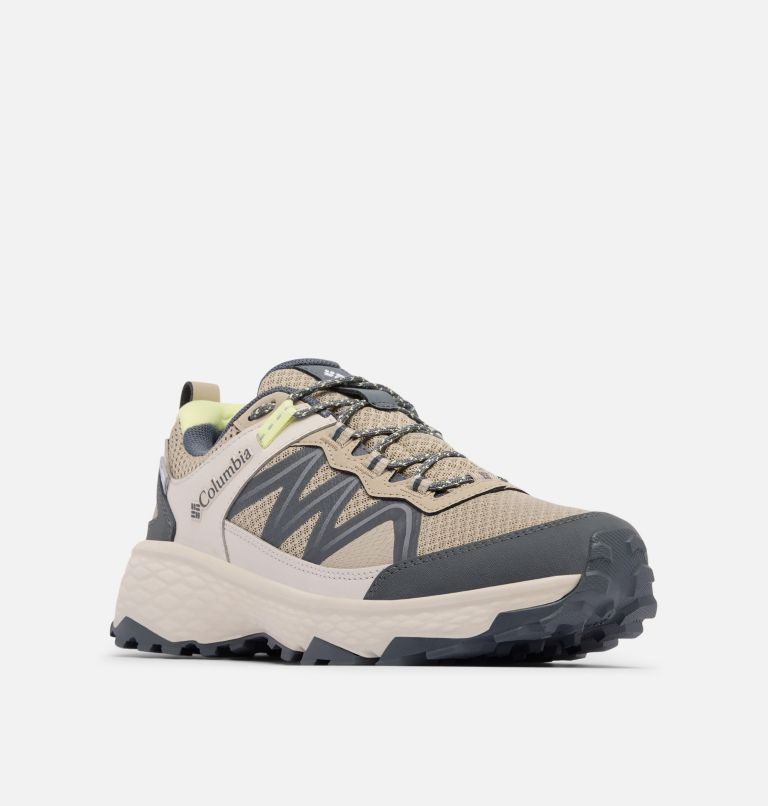 Women's Peakfreak Rush Outdry Hiking Shoe, Color: Canvas Tan, Citron Haze, image 3