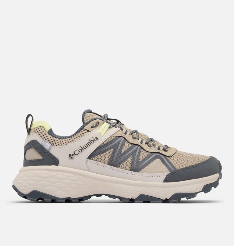 Women's Peakfreak Rush Outdry Hiking Shoe, Color: Canvas Tan, Citron Haze, image 1