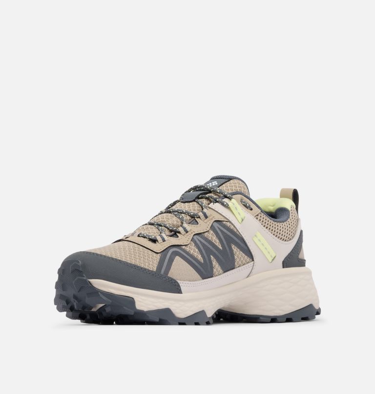 Women's Peakfreak Rush Outdry Hiking Shoe, Color: Canvas Tan, Citron Haze, image 7