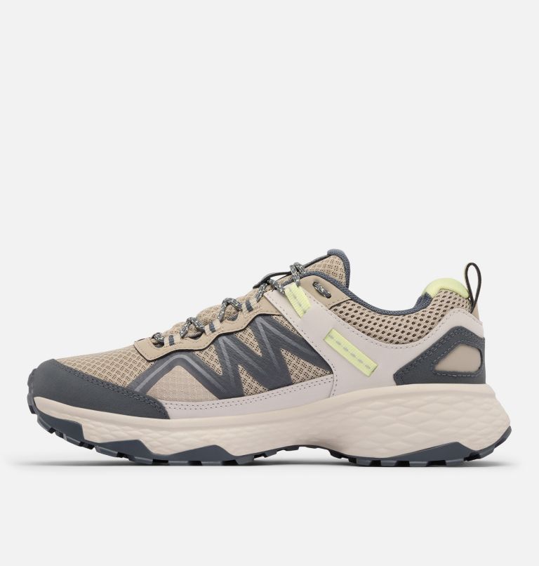 Women's Peakfreak Rush Outdry Hiking Shoe, Color: Canvas Tan, Citron Haze, image 6