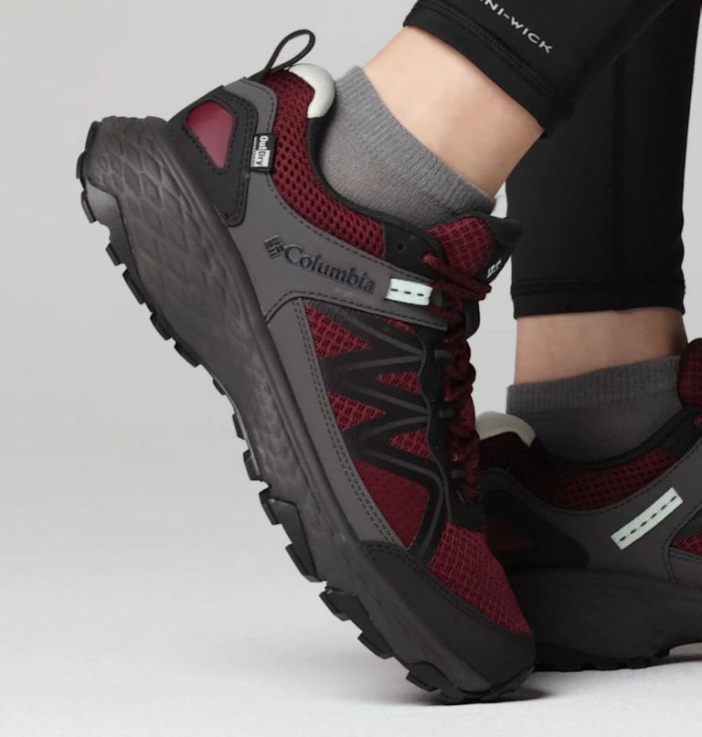 Women's Peakfreak Rush OutDry Shoe, Color: Deep Madeira, Tea Light