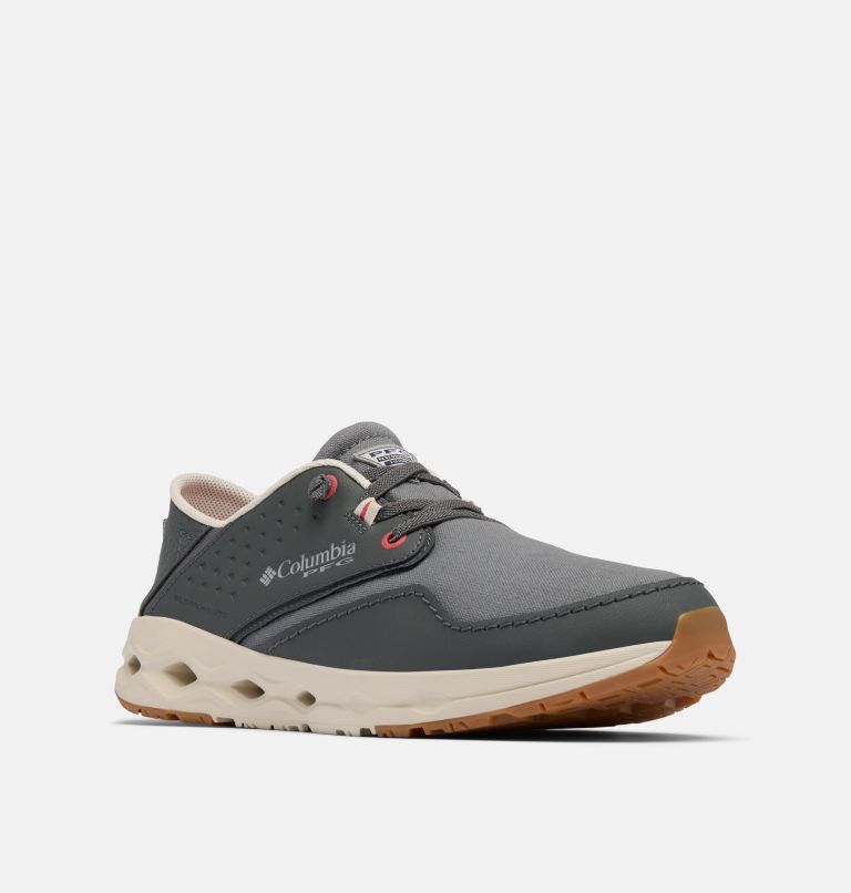 Men's PFG Bahama X Relaxed Shoe - Wide, Color: Grill, Sunset Red, image 2