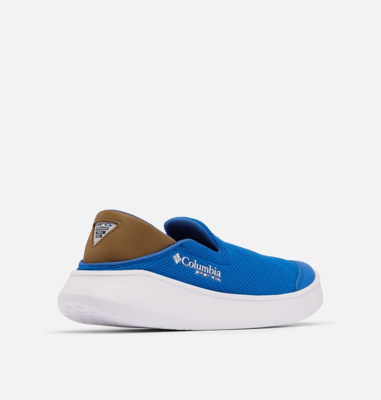 Men's PFG Boatside Vent Shoe, Color: Vivid Blue, Delta, image 9