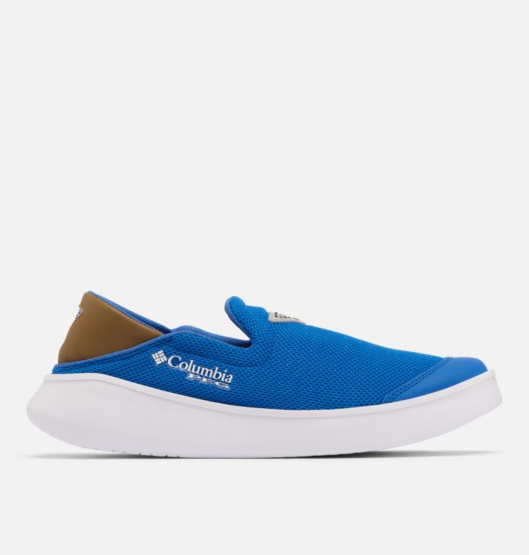 Men's PFG Boatside Vent Shoe, Color: Vivid Blue, Delta, image 1
