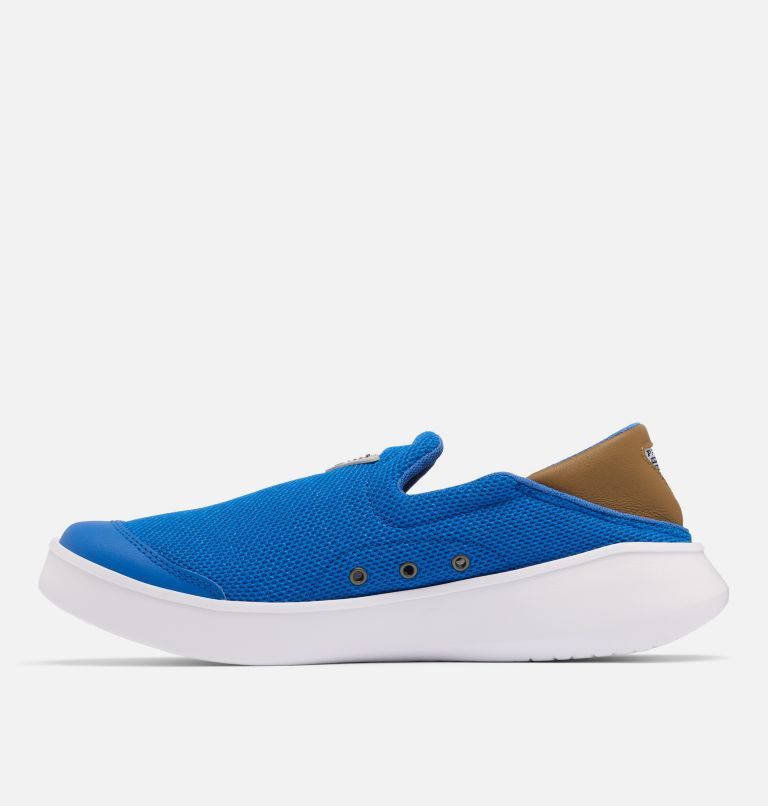 Men's PFG Boatside Vent Shoe, Color: Vivid Blue, Delta, image 6