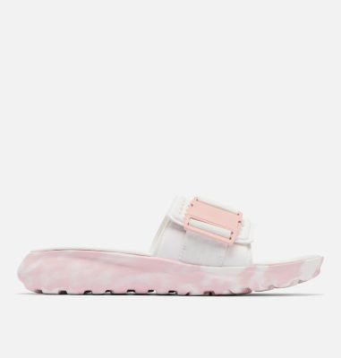 Sandalias tipo chancla Peakfreak Roam para mujer, Color: Sea Salt, Pink Haze, image 1
