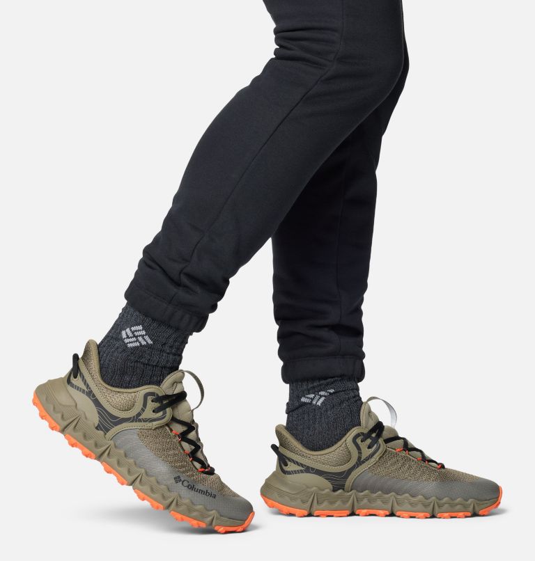 Men's Voyager FLX Shoe, Color: Stone Green, Tangy Orange, image 1