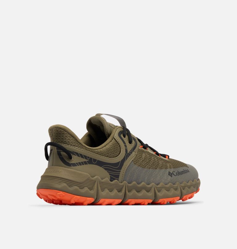 Men's Voyager FLX Shoe, Color: Stone Green, Tangy Orange, image 7