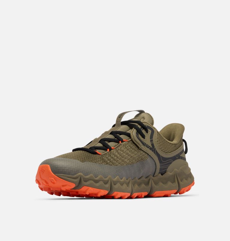 Men's Voyager FLX Shoe, Color: Stone Green, Tangy Orange, image 6