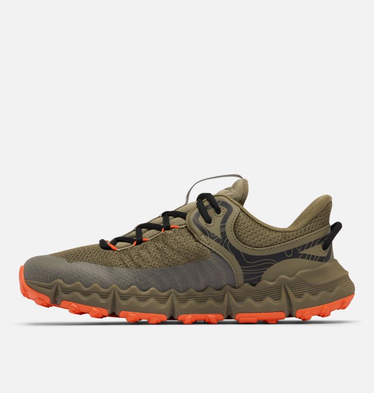 Men's Voyager FLX Shoe, Color: Stone Green, Tangy Orange, image 5