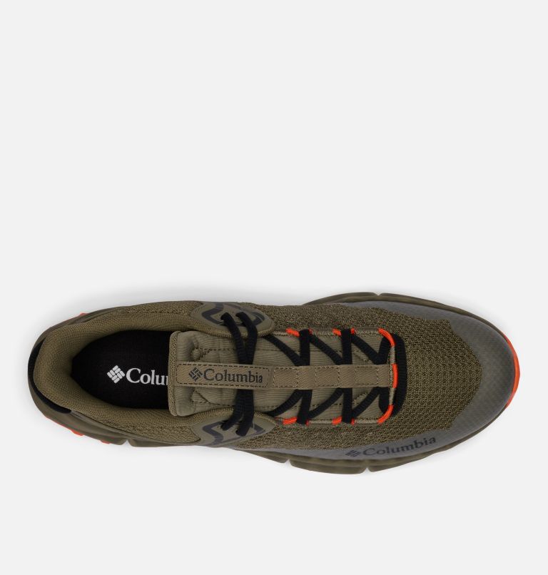 Men's Voyager FLX Shoe, Color: Stone Green, Tangy Orange, image 3