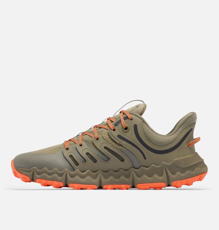 Men's Voyager FLX PCT Shoe, Color: Stone Green, Tangy Orange, image 6