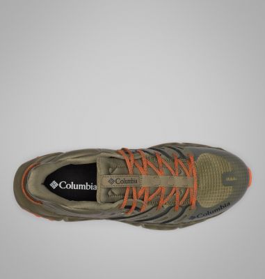 Men's Voyager FLX PCT Shoe, Color: Stone Green, Tangy Orange, image 16